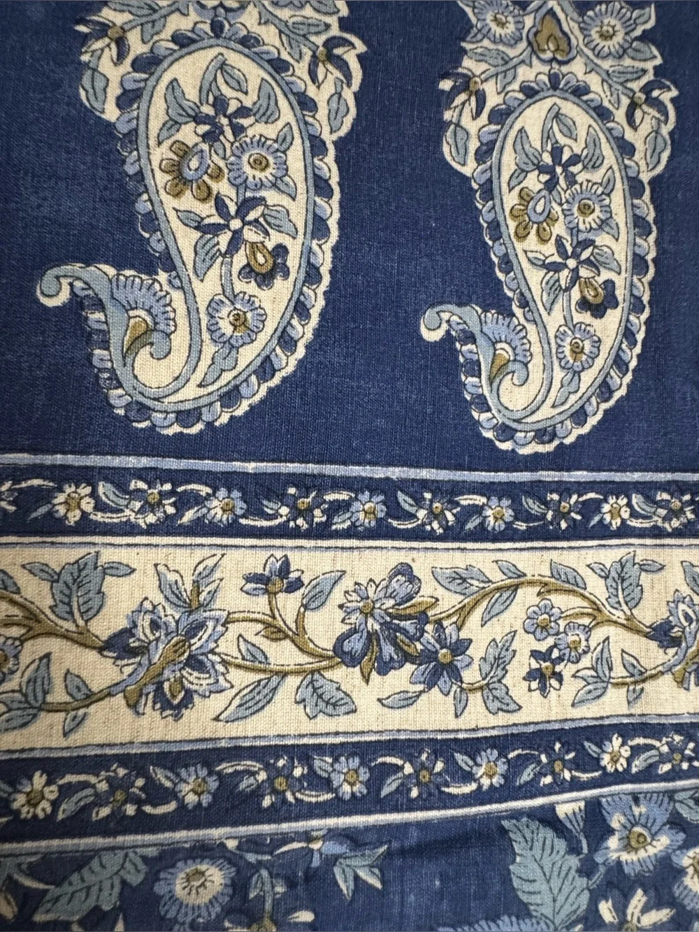 NWOT Pottery Barn size 20 inches Regan Pillow Cover Sham paisley coordinating
